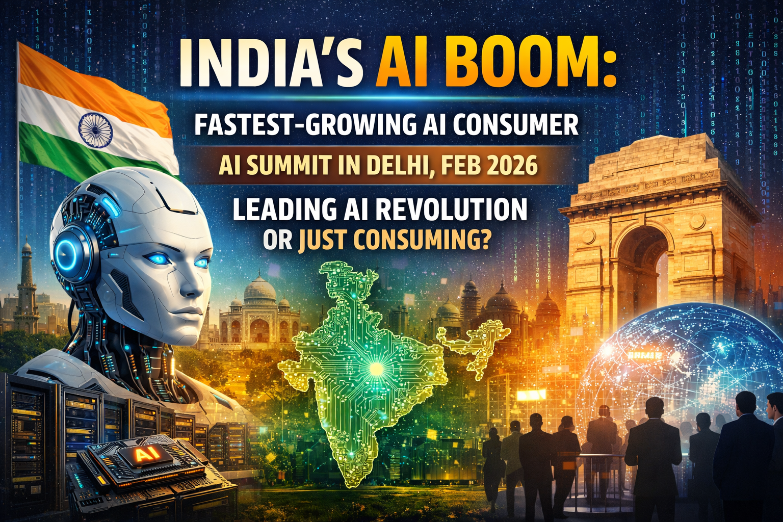 Indiaās AI Boom: Worldās Fastest-Growing AI Consumer ā But Are We Building or Just Using?